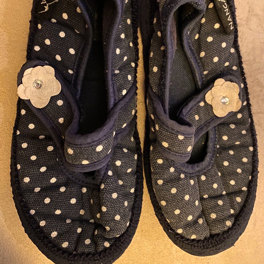 Slippers organic cotton and rubber sole